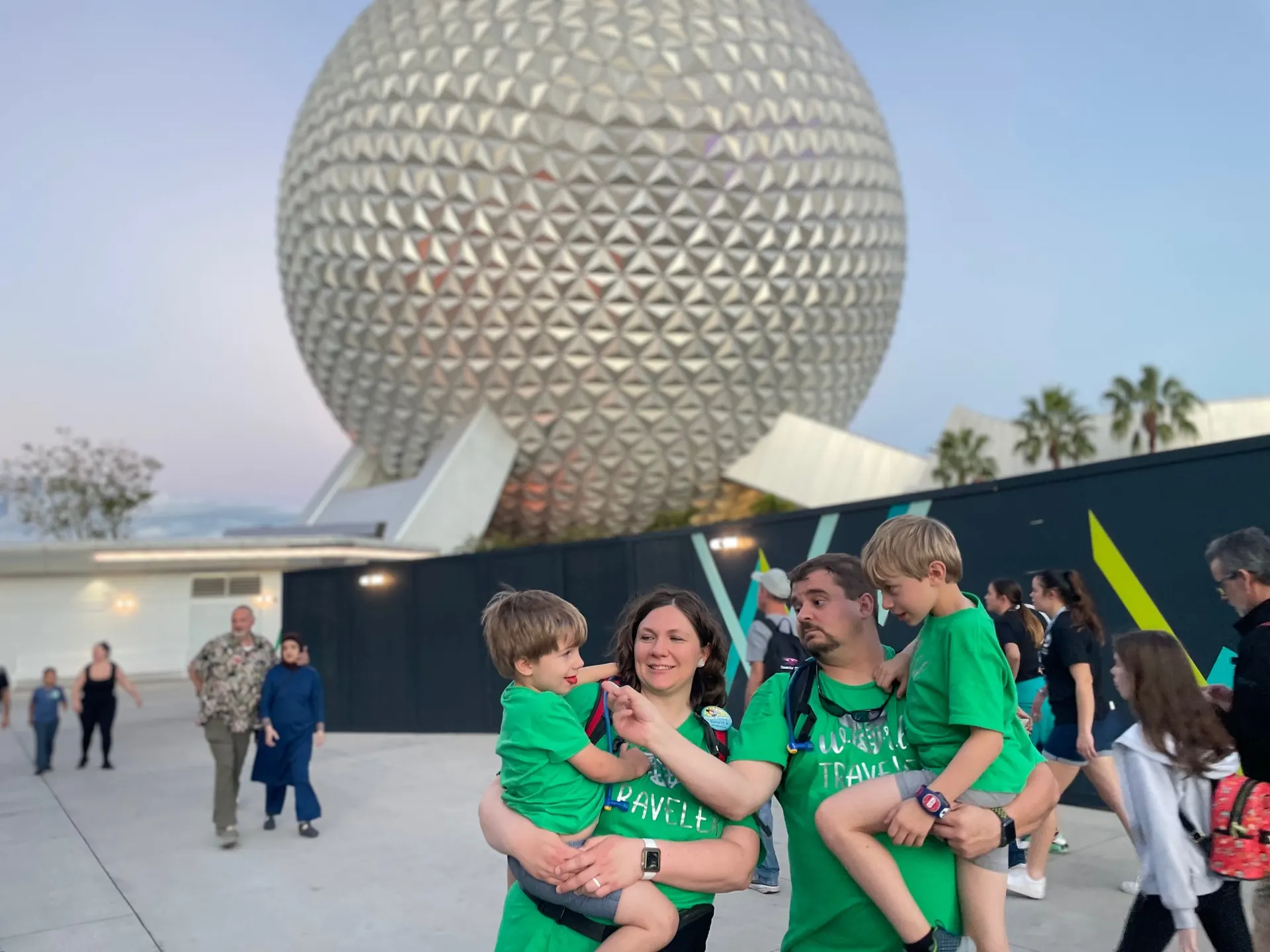 Tyler Family At Epcot